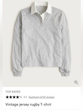 J. Crew Vintage Rugby Polo